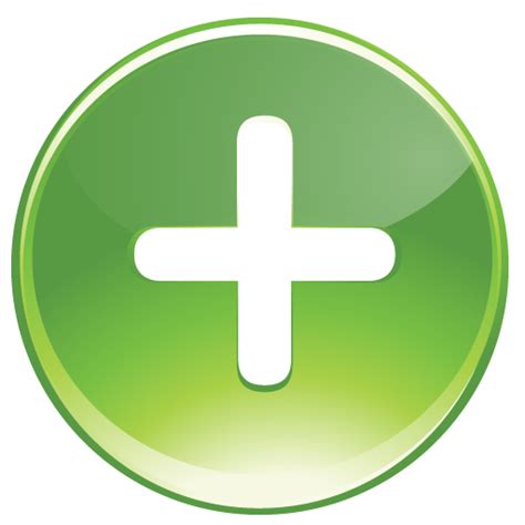 Green Plus Icon Png Transparent Background Free Download 13067