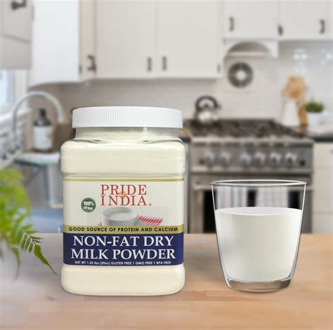 Nonfat Dry Milk Powder Protein And Calcium Rich 125 Lbs 20oz Jar