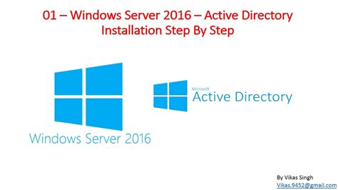 How To Setup Active Directory On Windows Server 2016 Asp