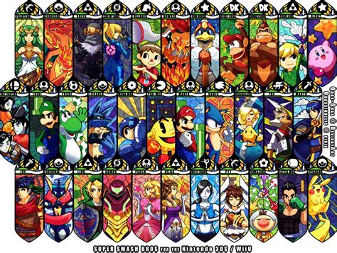 Current Lineup For Ssb4 Smashbros