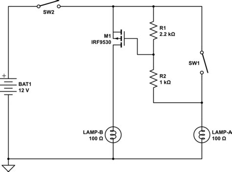 Circuit Design Can Two Lights Be Switched Between Without An On On