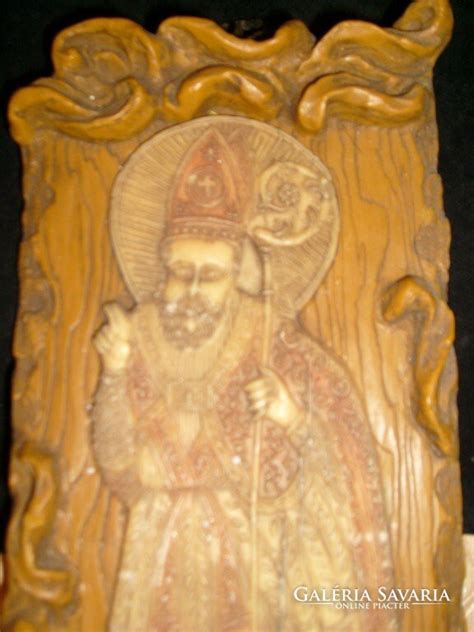 The First Patron Saint Of Prisoners 40x16 Cm Wall 13th Century Memorial