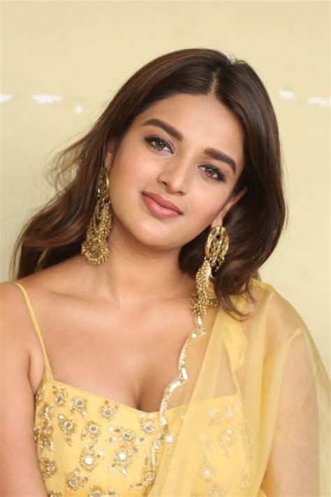 nidhhi agerwal hot stills at her upcoming movie opening movie galleries
