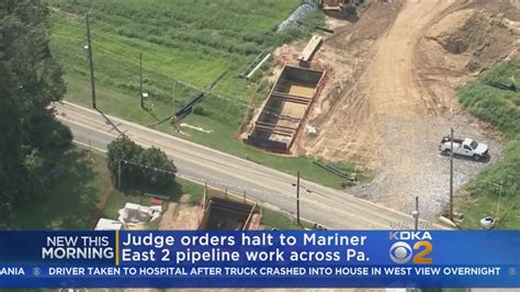 Judge Halts Sunoco Pipeline Work In Pennsylvania Youtube