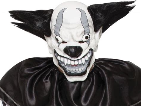 Halloween Enge Zwarte Clown Masker Voor Volwassenen