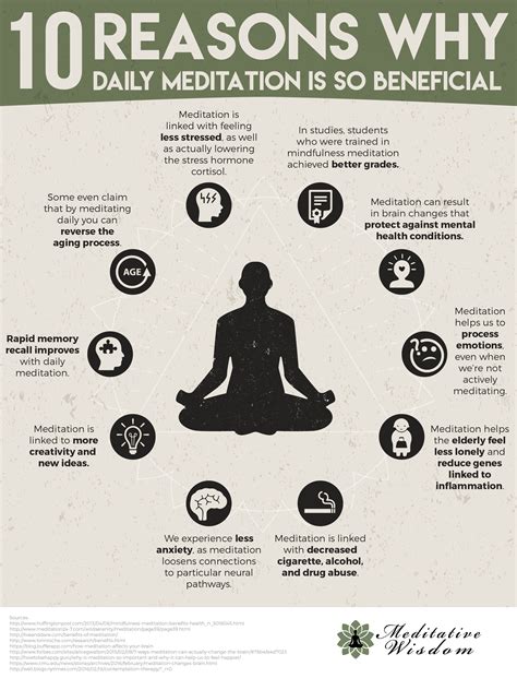 10 Reasons Why Daily Meditation Is So Beneficial Infographic
