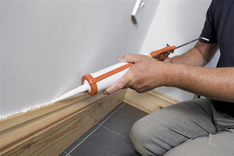 This baseboard design is inspired by the 50s and 60s of the this combination will help your house to be more stylish.when it comes to the baseboard for the. Caulking Baseboard Solutions