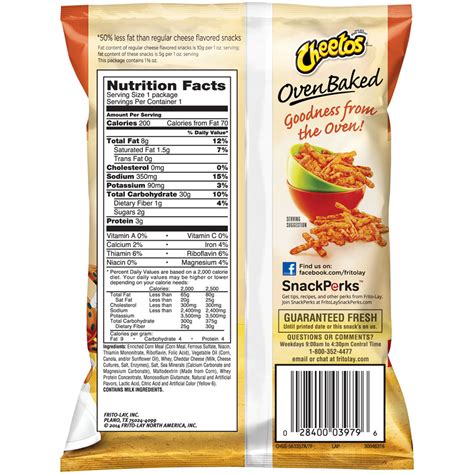 35 Baked Hot Cheetos Nutrition Label Label Design Ideas 2020