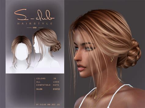 The Sims Resource Updo Hairstylesujin 010722 Update 100722
