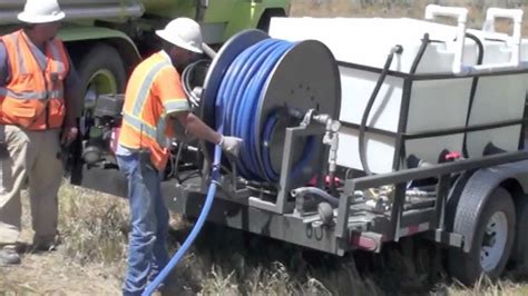 Culvert Cleaning Custom Trailer Jetter Cold Water Youtube