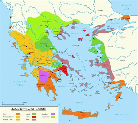 Athens Ancient Greece Map Map Of Athens And Sparta In Ancient Greece