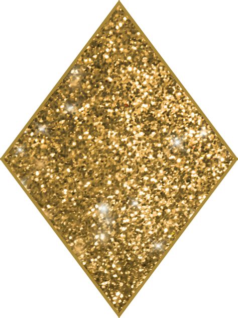 Diamond Clipart Gold Glitter Diamond Gold Glitter Transparent Free For