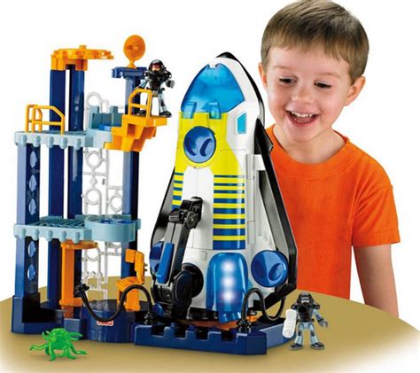 Fisher Price Imaginext Space Shuttle And Tower Toys Games
