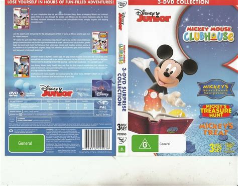 Disney Junior Mickey Mouse Club House 3 Dvd Set Animated Mmch 3 Dvd