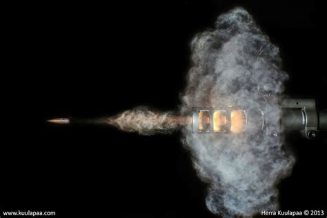 Incredible Photos Of High Speed Bullets Microseconds After Being Shot