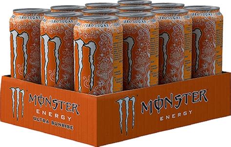 Monster Energy Ultra Sunrise 12 X 500ml Cans Uk Prime Pantry