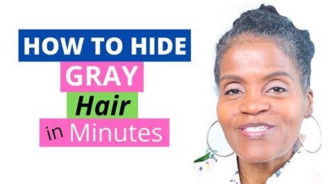 How To Hide Gray Hair In Minutes Youtube