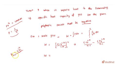 For An Ideal Gas The Ratio Of Specific Heats Is C P C V