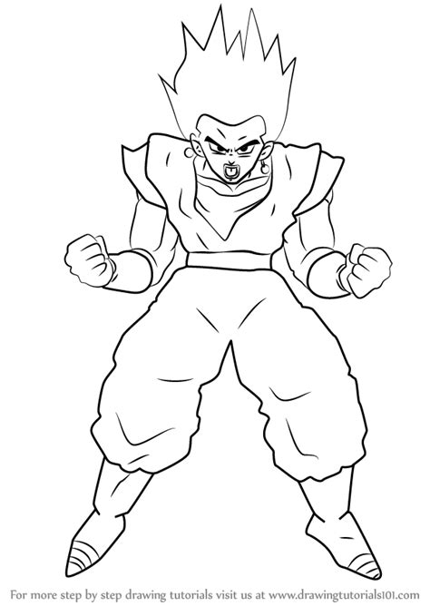 Just take a paper and a pencil, choose the 3d you like. Learn How to Draw Vegito from Dragon Ball Z (Dragon Ball Z ...