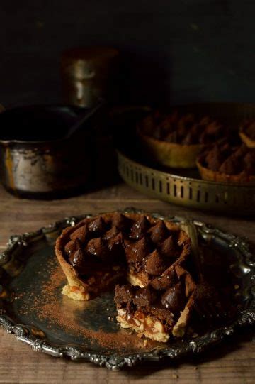 Chocolate Salted Caramel And Hazelnut Tarts Domestic Gothess