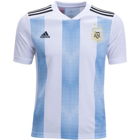 Adidas Argentina Youth Home Jersey 2018 Bq9288