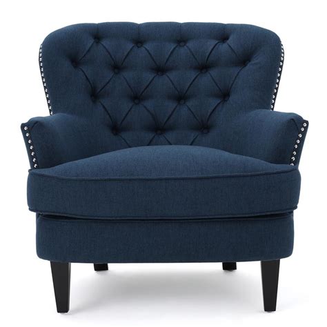 Bekijk onze blue office chair selectie voor de allerbeste unieke of custom handgemaakte items uit onze bureaustoelen shops. Noble House Tafton Dark Blue Fabric Tufted Club Chair ...