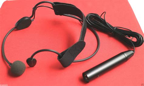 Xlr 3pin Phantom Power Headworn Headset Microphone For H4n Mixing