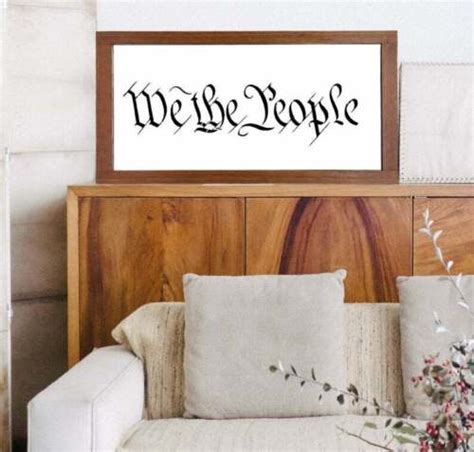 We The People Stencil For Painting Wood Signs Reuseable Plastic Us