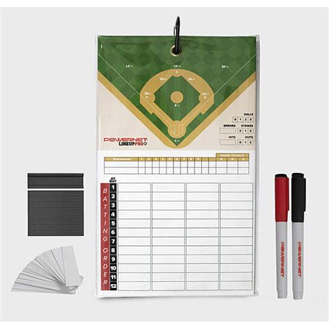 Buy Powernet Lineup Pro Magnetic Baseball Softball Coaching Board Game