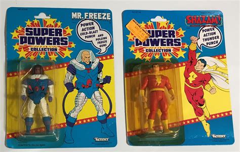 Kenner Super Powers Mr Freeze And Shazam Both Factory Sealed Etsy