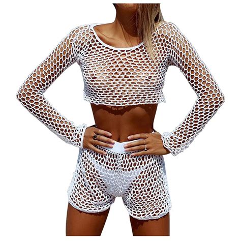 Halter Two Piece Beachwear Woman Beach Dress Lace Transparent Sexy Cover Up Buy Sexy Cover Up