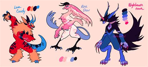 Horned Beauties Adopt Auction Closed By Capirouma On Deviantart