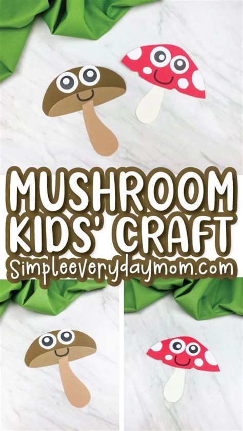 Mushroom Craft For Kids Pinterest