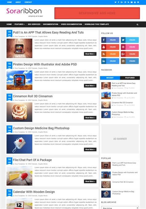Top 17 Amazing Responsive Blogger Templates 2021 [Professional Mobile 
