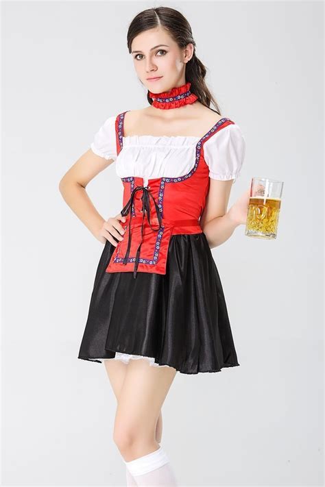 m xxl adult women oktoberfest beer maid costume ladies german bavarian costume halloween heidi