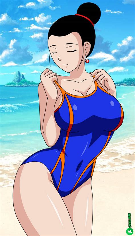 Sexy Chichi Swimsuit Dragon Ball Super By Gabrielf666 On Deviantart