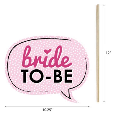 Big Dot Of Happiness Bride To Be Bachelorette Party Photo Booth Props Kit 20 Count 20 Count