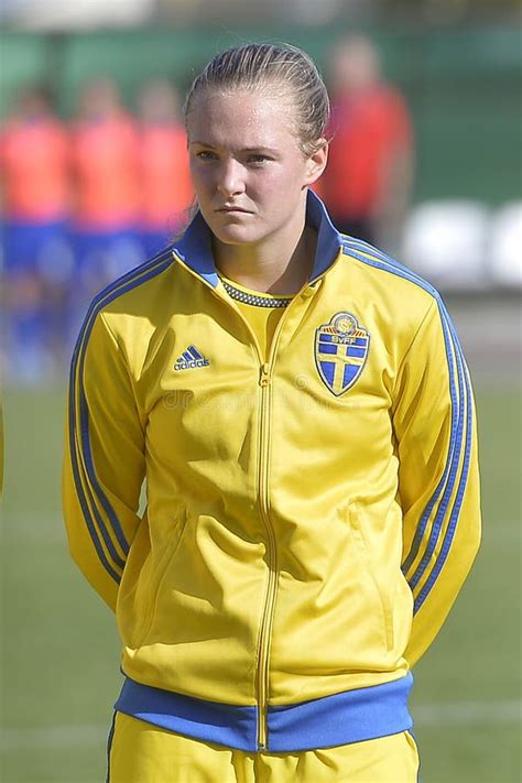 swedish female football player magdalena ericsson editorial photography image of footballer