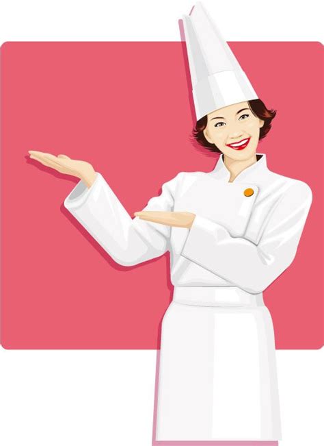 Woman Chef Vector For Free Download Freeimages