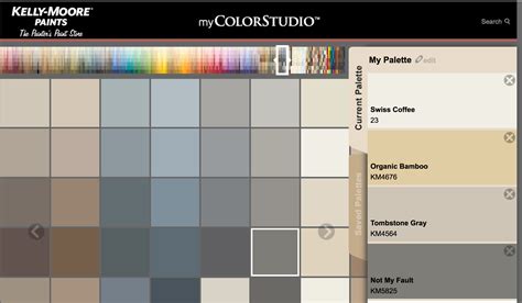 Kelly Moore Exterior Paint Color Chart