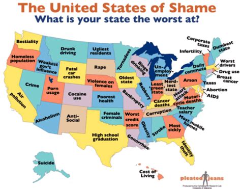 What Every State Is Best And Worst At In America