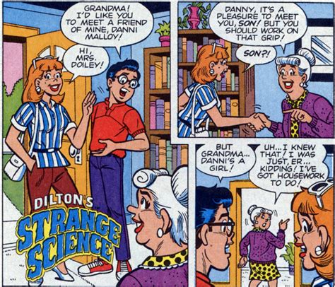 Archie Comics To Reintroduce Classic Dilton S Strange Science Character Danni Malloy As