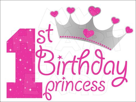 Happy 1st Birthday Princess 1st Birthday Wishes Happy Birthday Name
