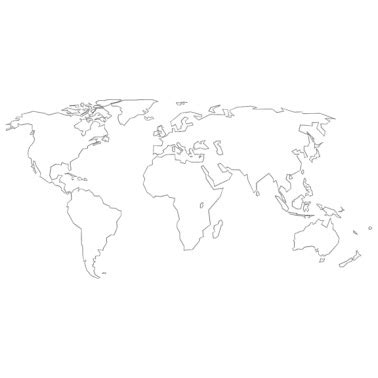 Weltkarte Umrisse Kontinente Kontinente Weltkarte Umrisse Grob Images