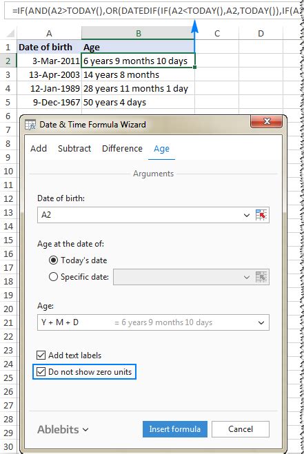 How To Calculate Age In Excel From Birthday Chia Sẻ Kiến Thức Điện Máy Việt Nam