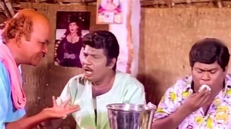 Senthil Goundamani Food Comedy Periya Marudhu Tamil Comedy Scenes