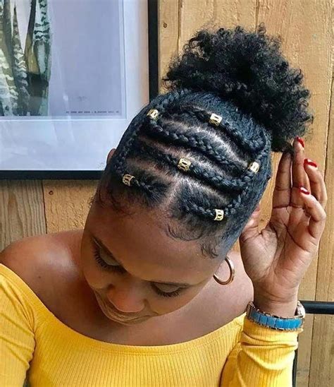 For more hairstyles please visit: 35 Natural Braided Hairstyles Without Weave For Black Girls