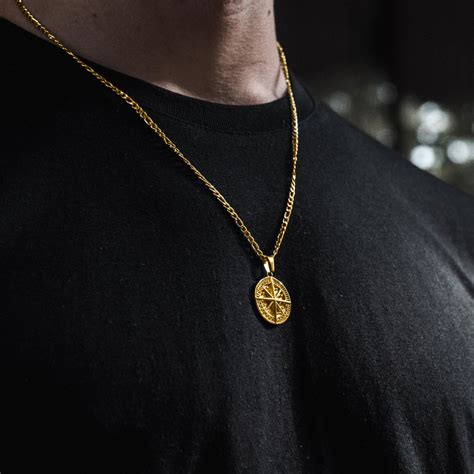 Gold Necklaces For Men Mens Necklace Pendant By Twistedpendant