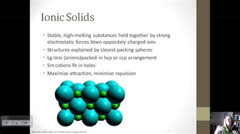 Section 4 Molecular And Ionic Solids Youtube