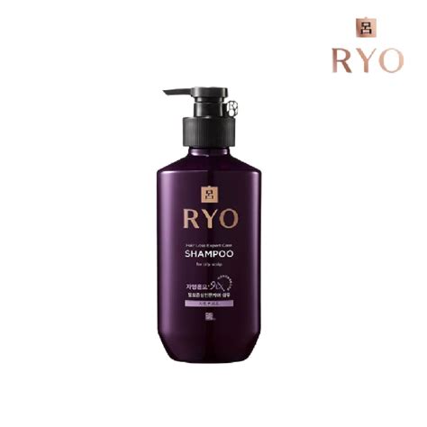 Ryo Hair Loss Expert Care Shampoo For Oily Scalp Reduce Hair Loss Nourish Scalp 400ml
